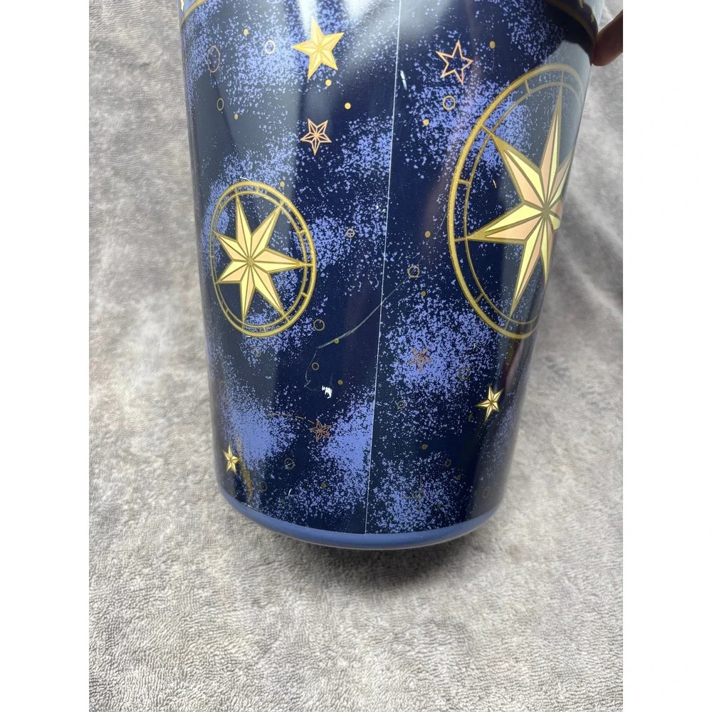 VTG 90s Springs Celestial Wastebasket Blue Sun Moon Stars Whimsigoth USA NEW